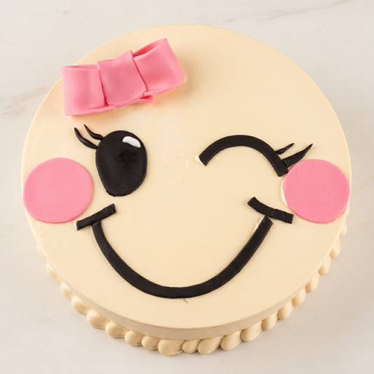 Cute Smiley Cake