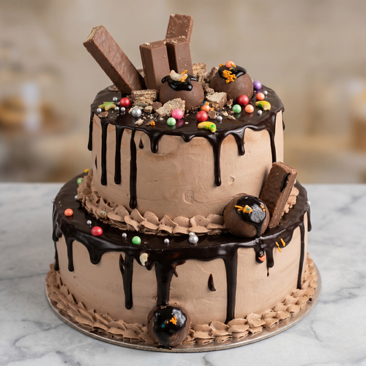 Kitkat Crunch Cake