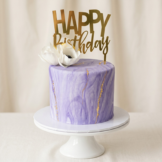 Lavender Luke Cake