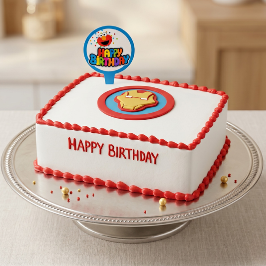 Iron Man Birthday Cake