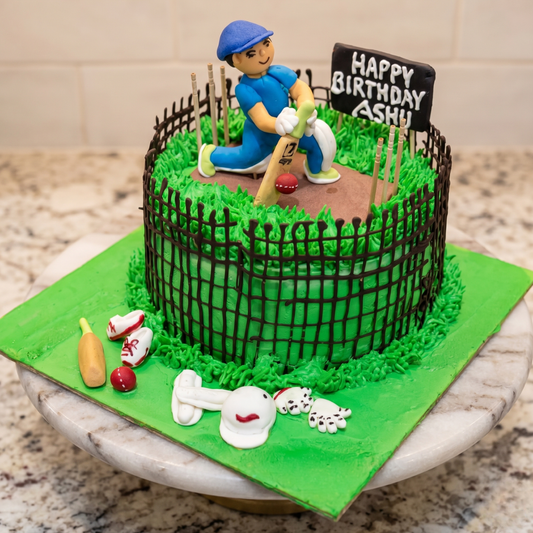 Cricket Ground cake